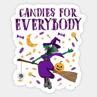 Candies For Everybody Halloween Sticker